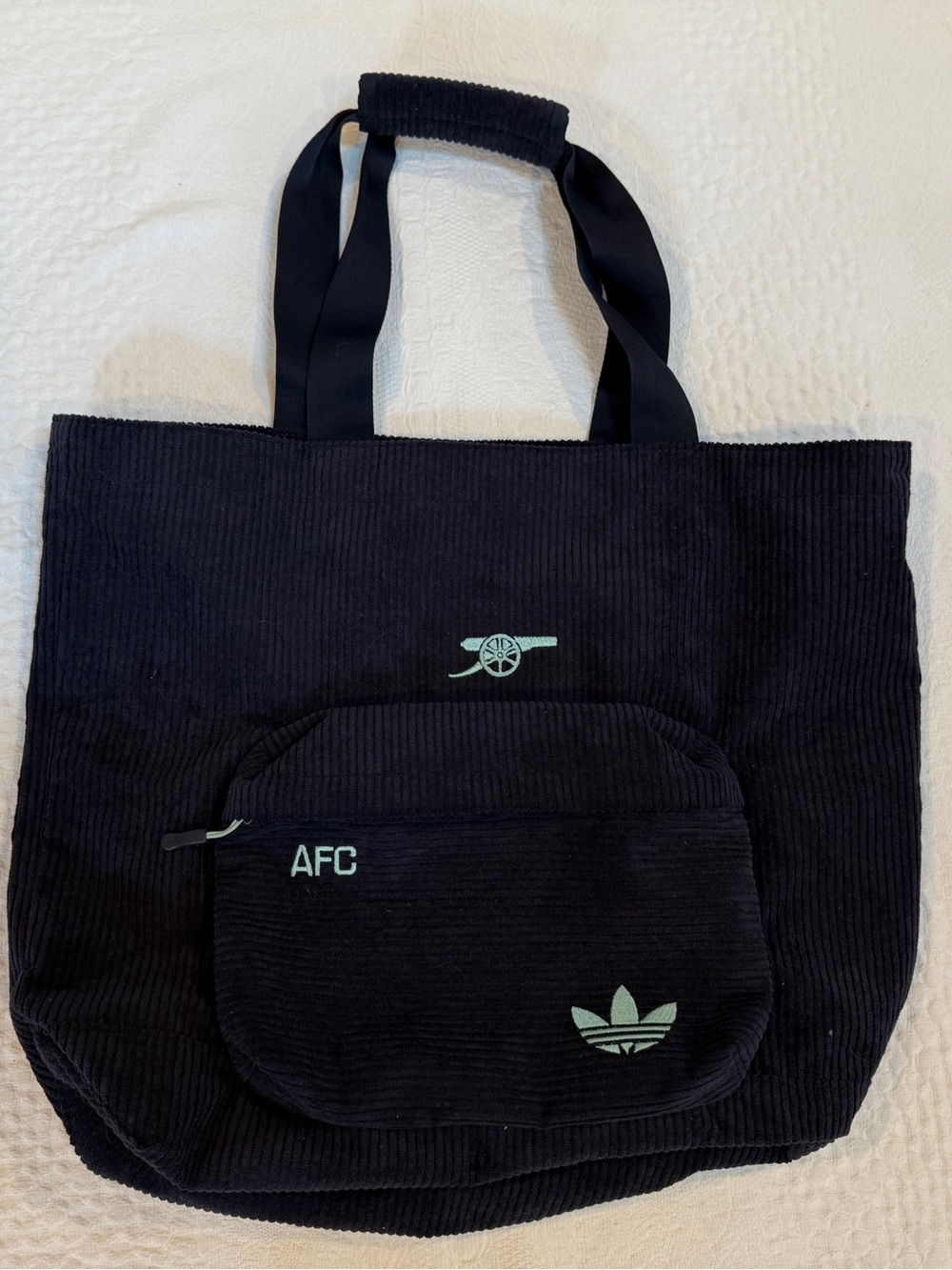Adidas Arsenal Navy Corduroy Tote Bag AFC
